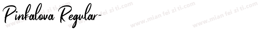 Pinkalova Regular字体转换
